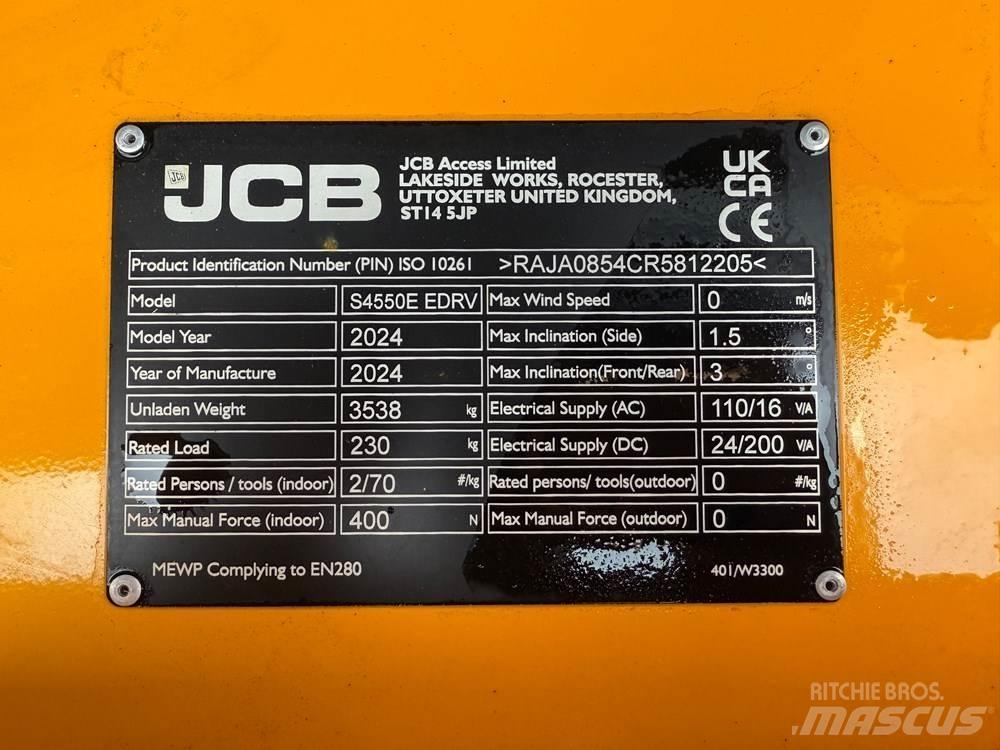 JCB S4550E Schaarhoogwerkers