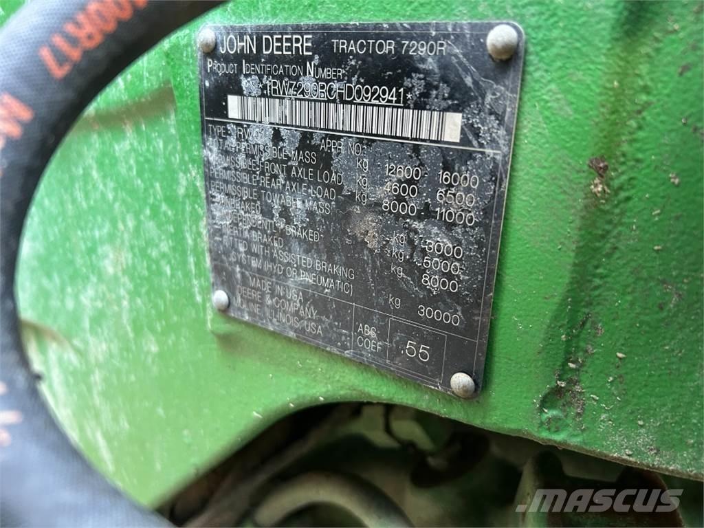 John Deere 7290R Tractoren