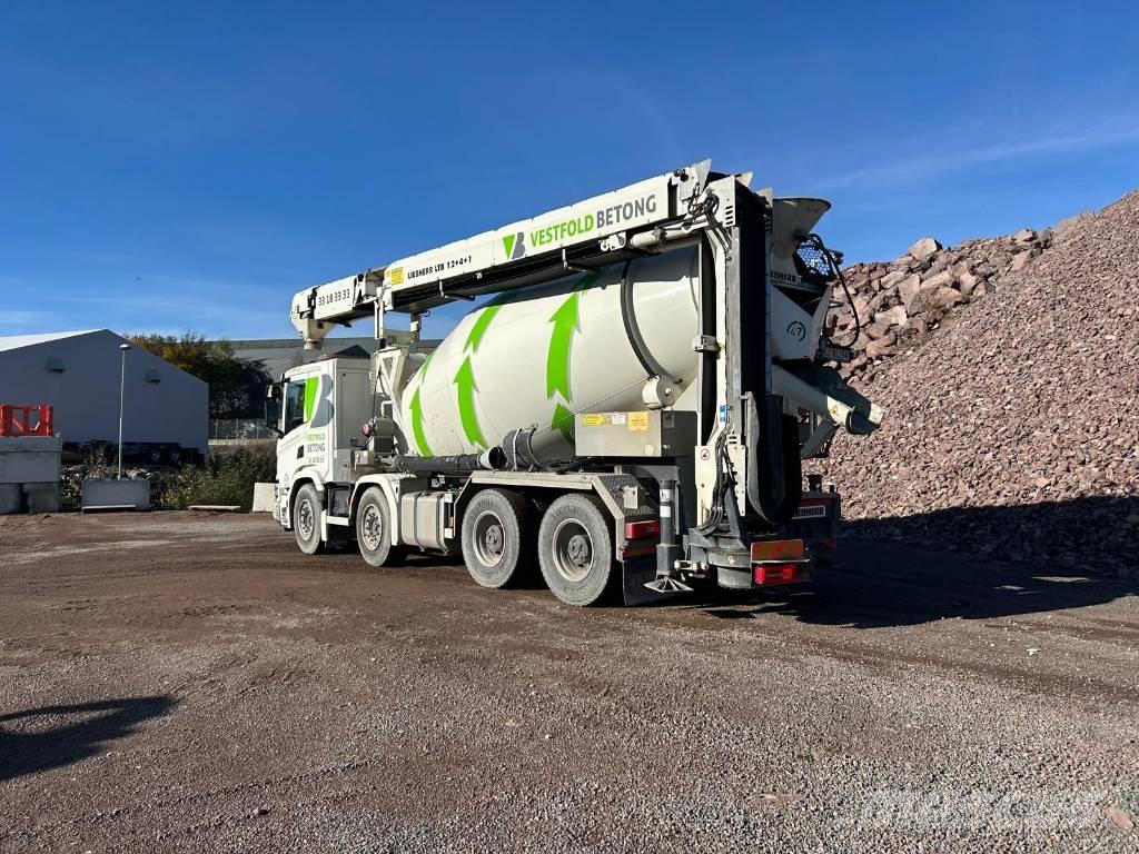 Scania P 500 XT 8x4 Betonmixers en pompen