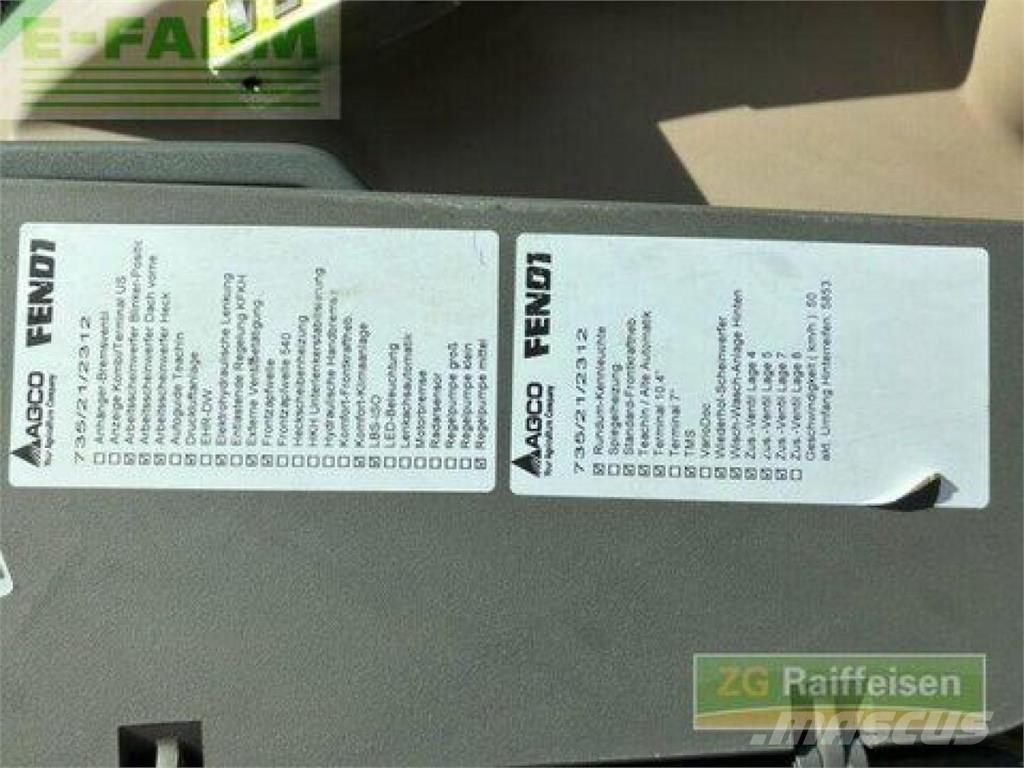 Fendt 720 vario Tractoren