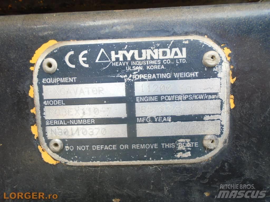 Hyundai Robex 110-7 Rupsgraafmachines