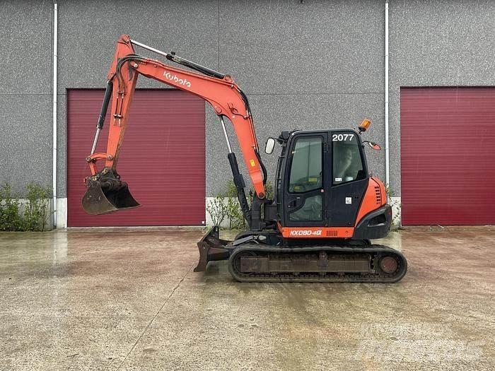 Kubota KX080-4a Midigraafmachines 7t - 12t