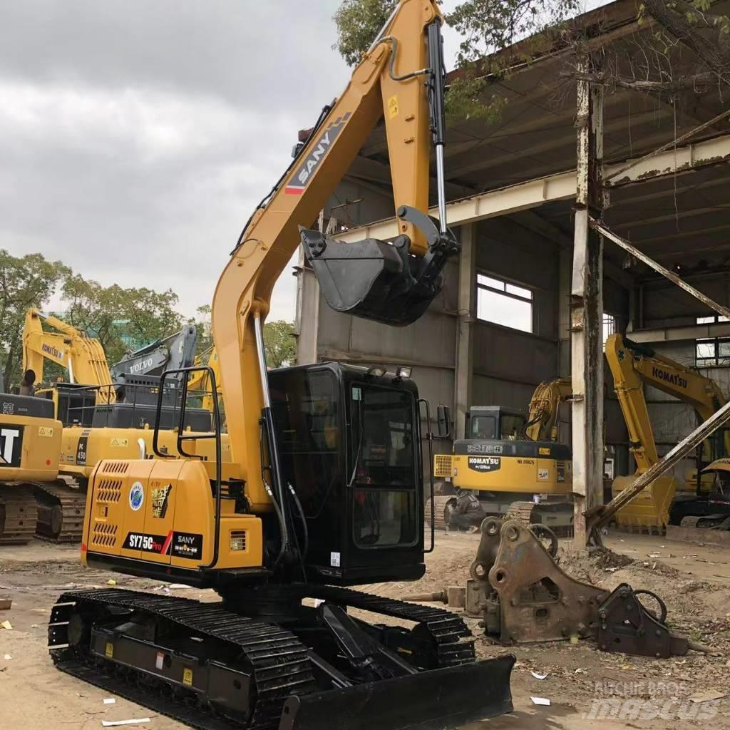 Sany SY 75 Rupsgraafmachines