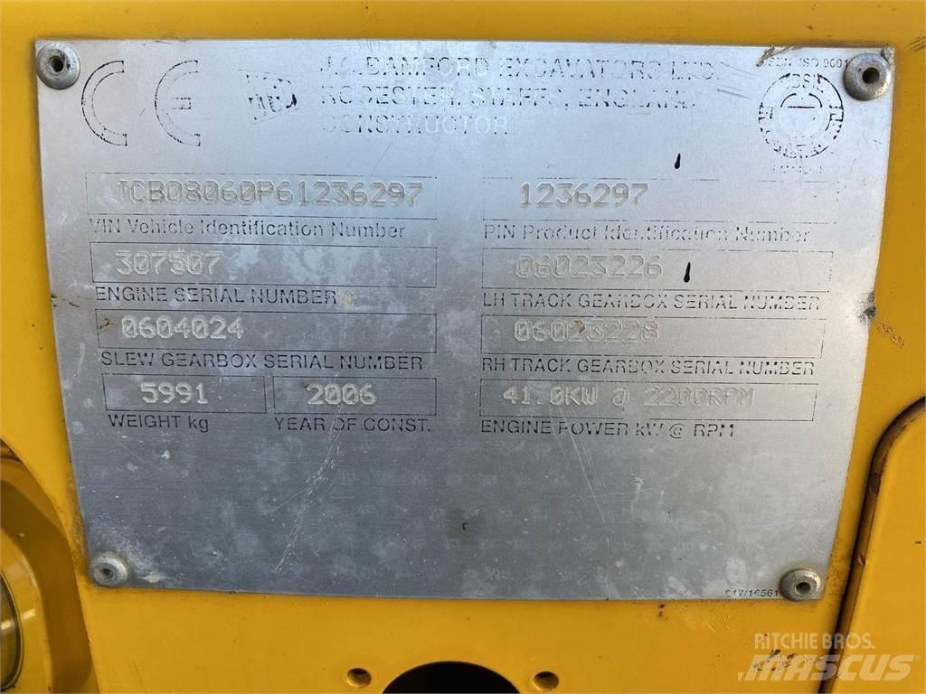 JCB 8060 Wielgraafmachines