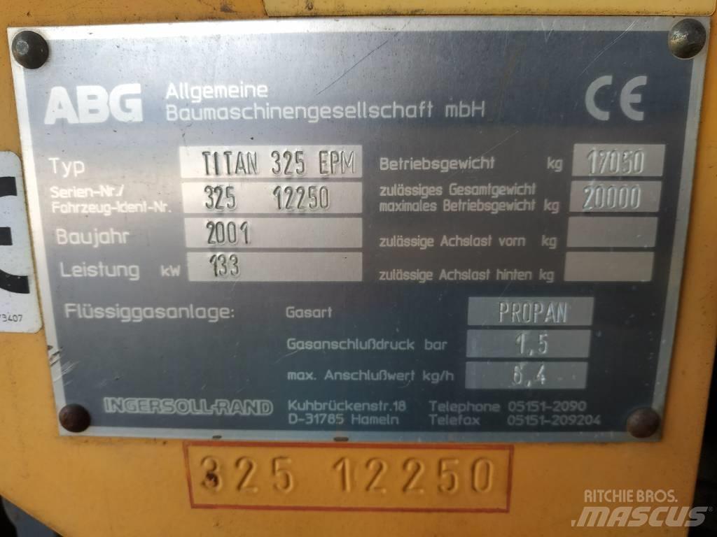ABG Titan 325 EPM Asfaltafwerkmachines