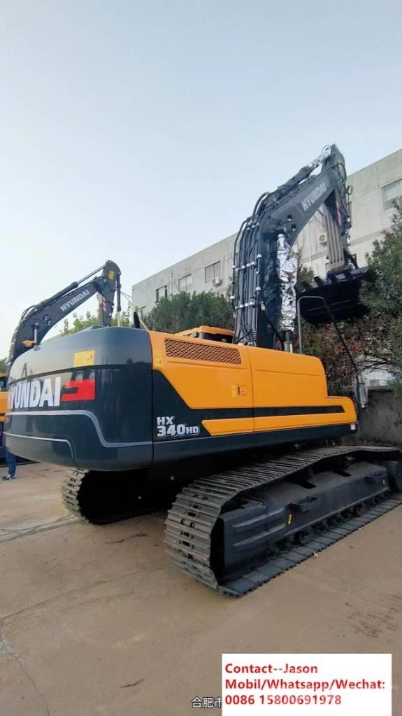 Hyundai HX340D Rupsgraafmachines