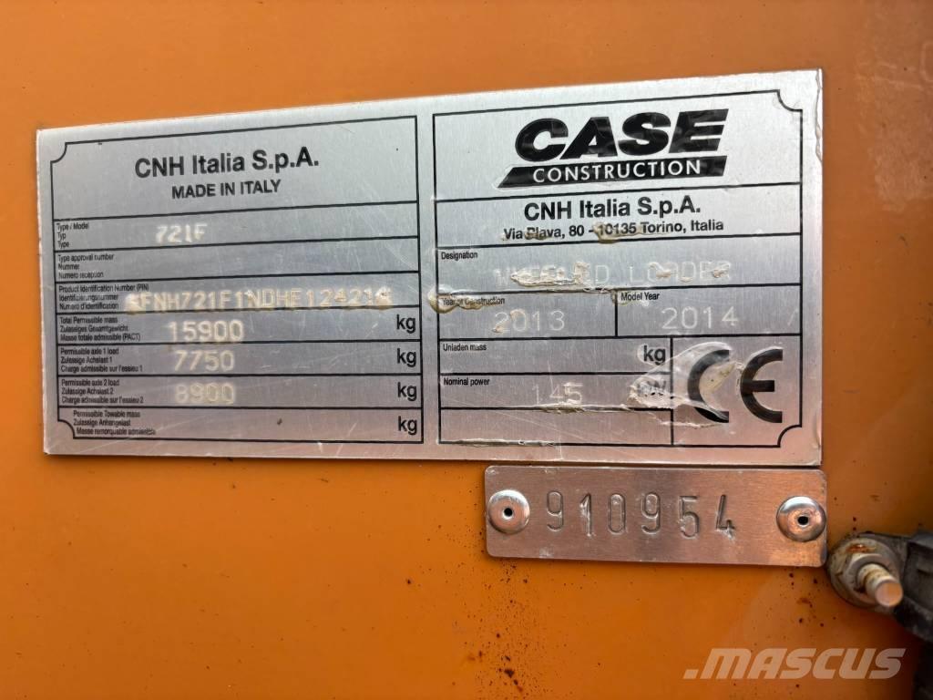 Case IH 721 F 721 F Knik- en schrankladers