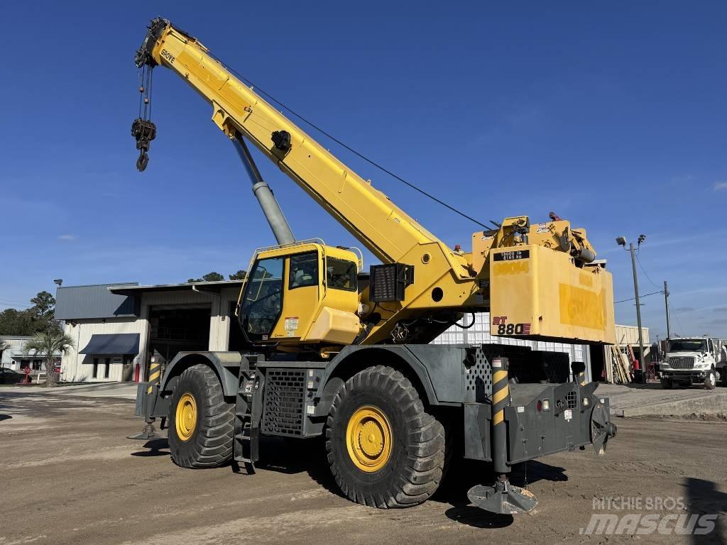 Grove RT 880 E Ruwterrein kranen
