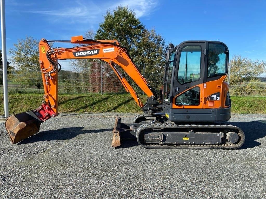 Doosan DX63-3 Rupsgraafmachines
