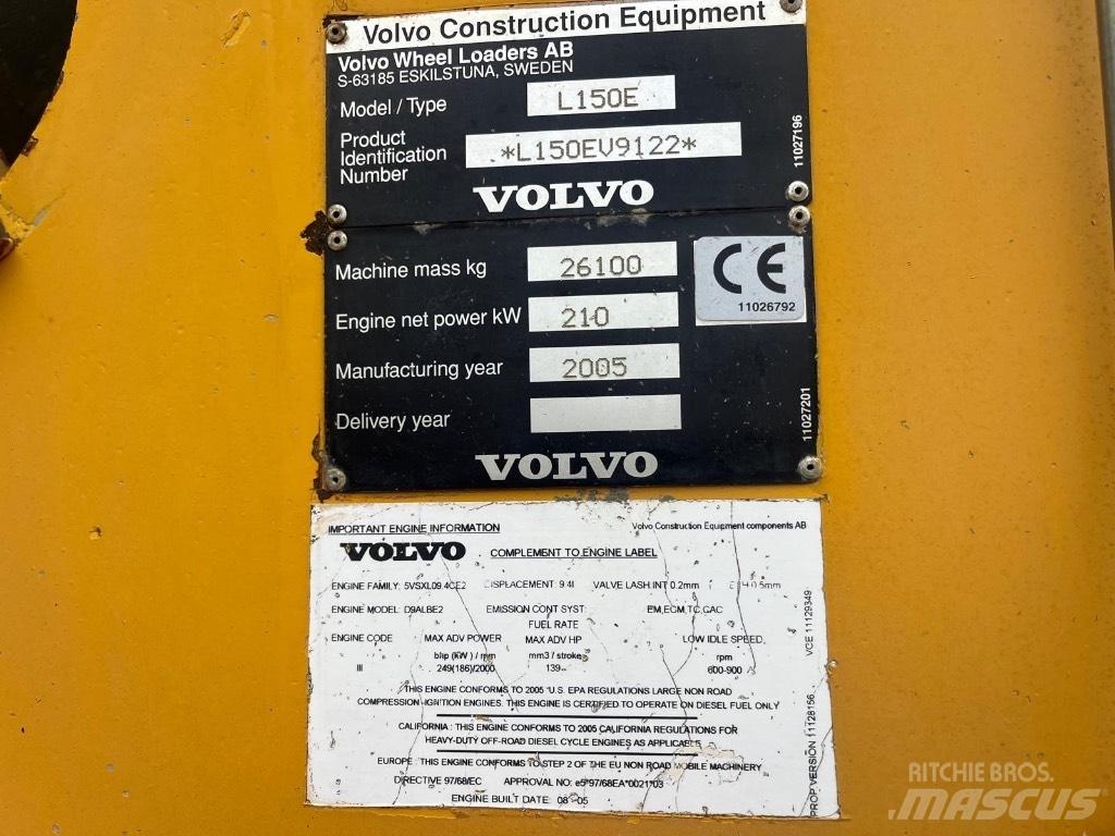 Volvo L 150 E Wielladers