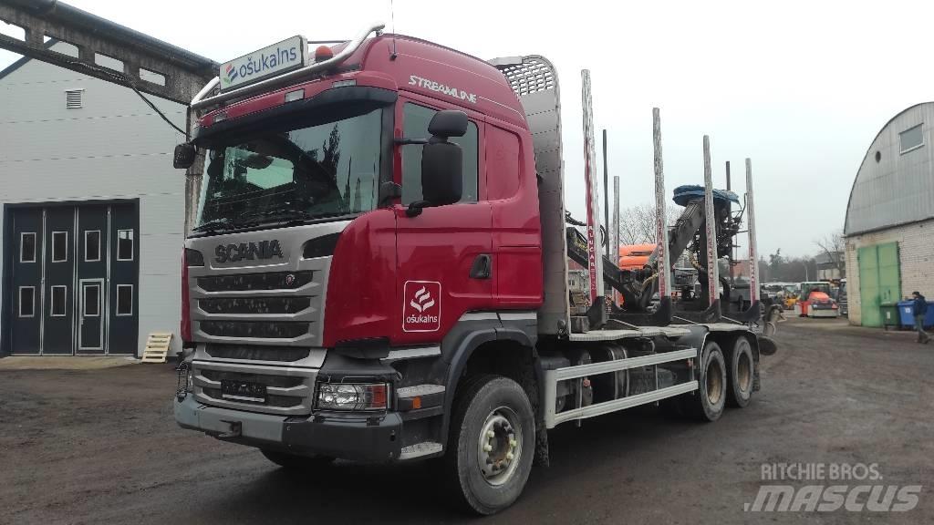 Scania R410 Hout-Bakwagens