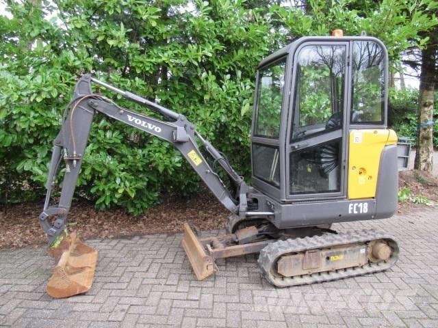 Volvo EC18D Minigraafmachines < 7t