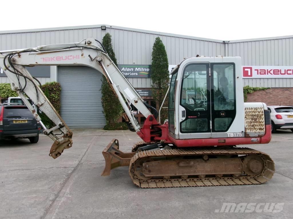 Takeuchi TB 175 Midigraafmachines 7t - 12t