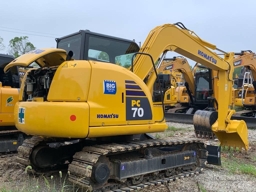 Komatsu PC 70 Midigraafmachines 7t - 12t