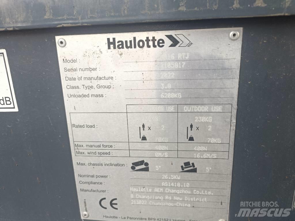 Haulotte HA16RTJ Knikarmhoogwerkers