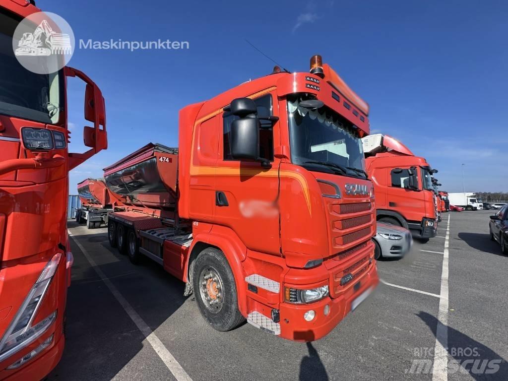 Scania R 520 LB Vrachtwagen met containersysteem