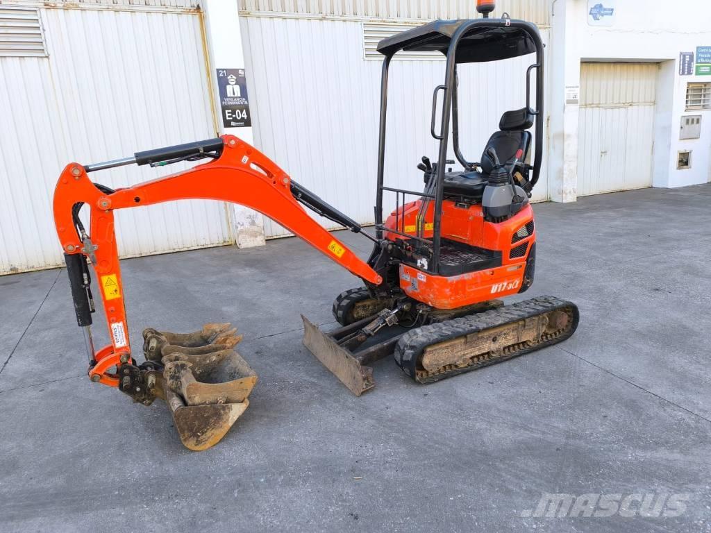 Kubota U 17-3 Minigraafmachines < 7t
