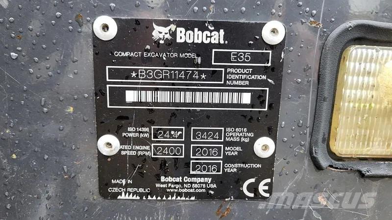 Bobcat E35 - 3500 KG Minigraafmachines < 7t