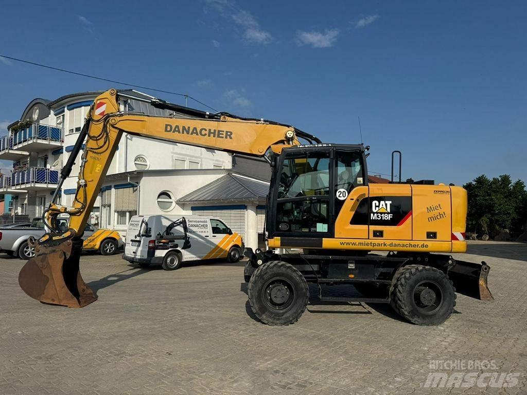 CAT M 318 F Wielgraafmachines