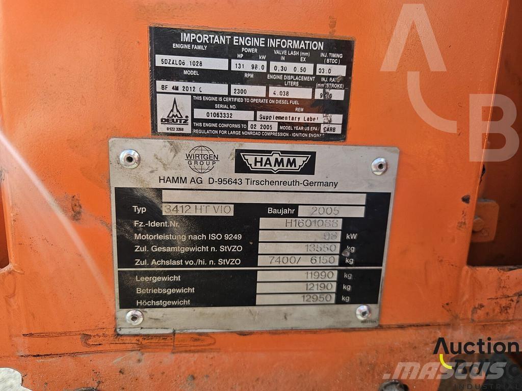 Hamm 3412 HT Vio Overige walsen