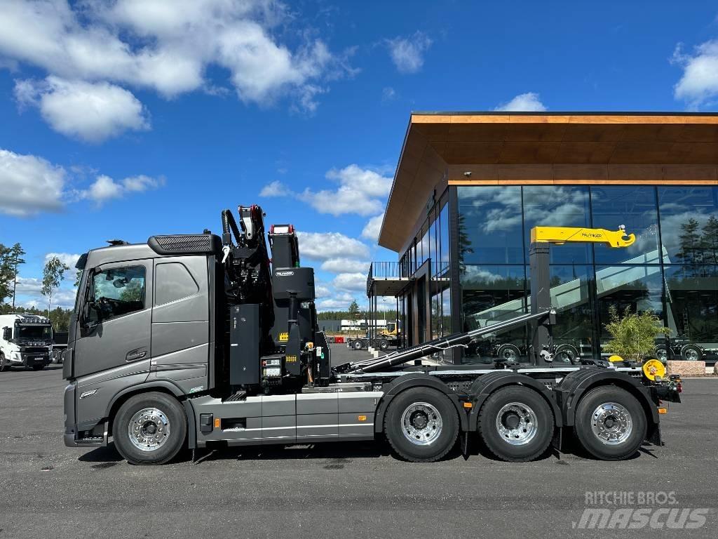 Volvo FH 500 Vlakke laadvloer met kraan