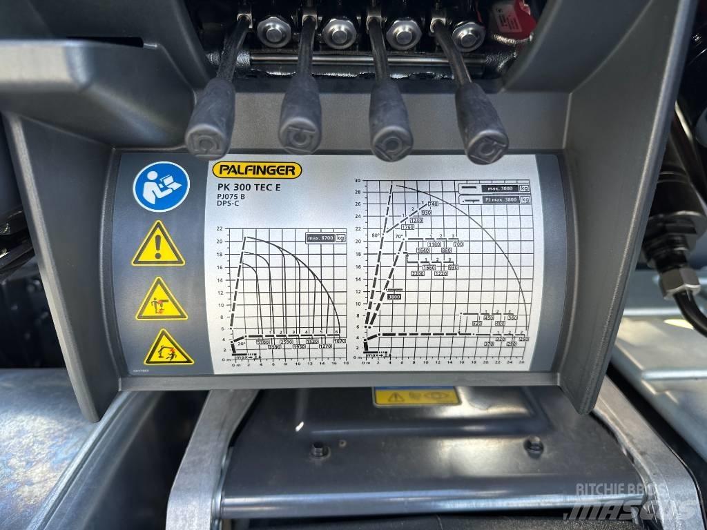 Volvo FH 500 Vlakke laadvloer met kraan