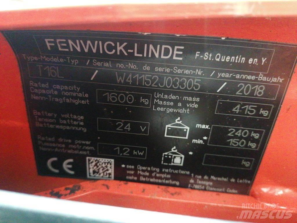 Linde T16L Electro-pallettrucks