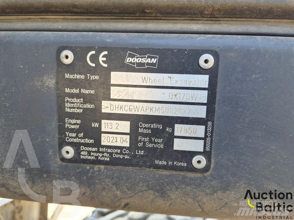 Doosan DX 170 W-5 Wielgraafmachines