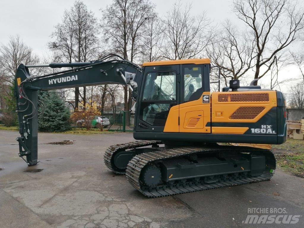Hyundai HX160AL Rupsgraafmachines