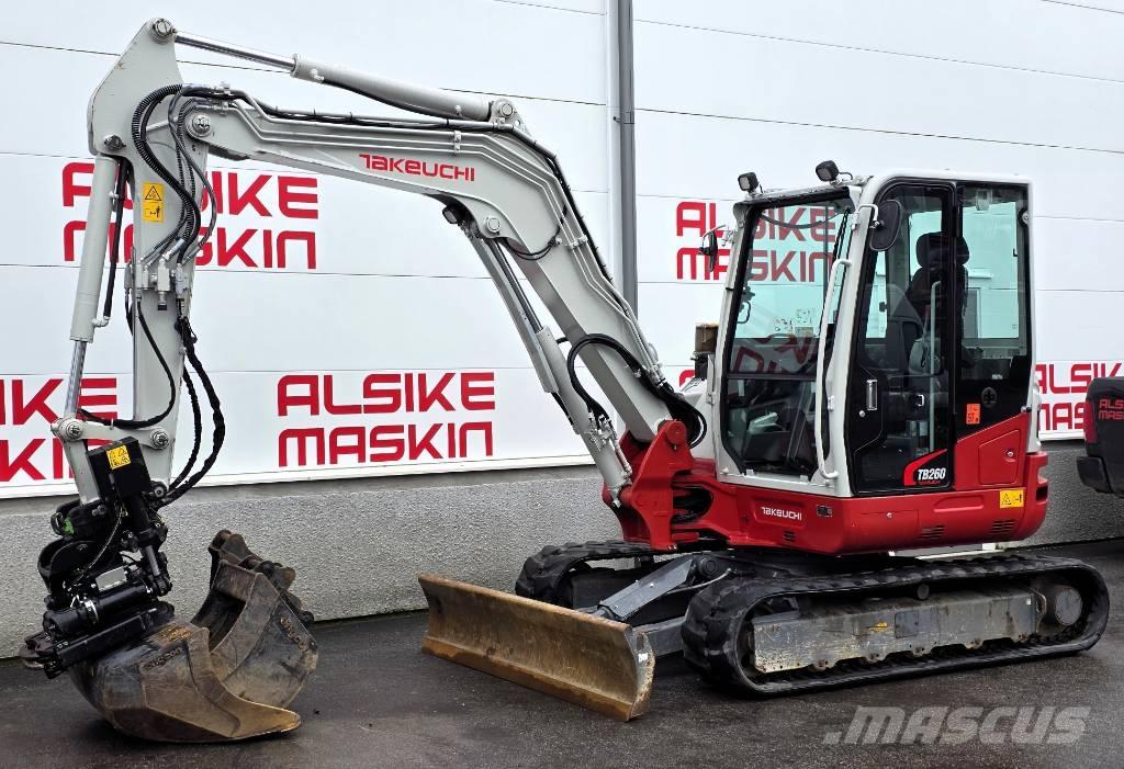 Takeuchi TB 260 Minigraafmachines < 7t