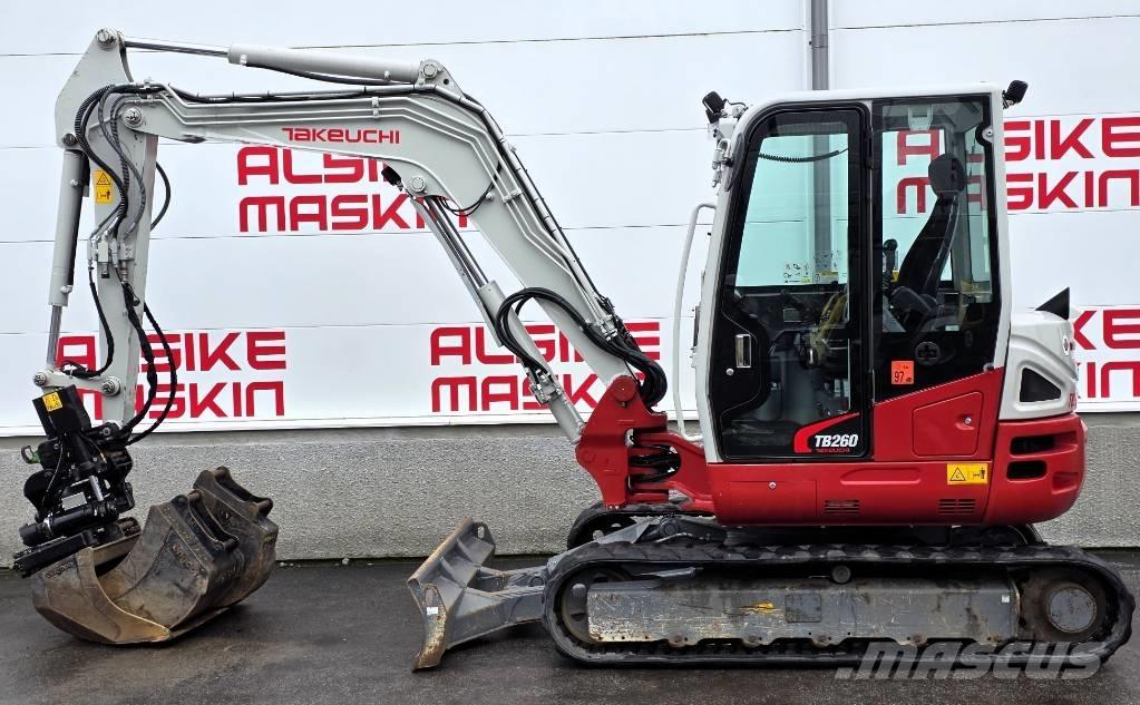Takeuchi TB 260 Minigraafmachines < 7t