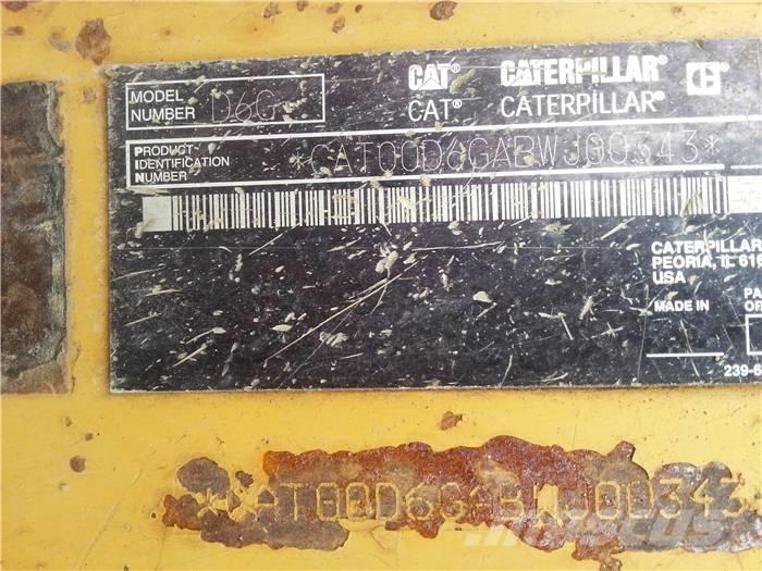CAT D 6 G Rupsdozers