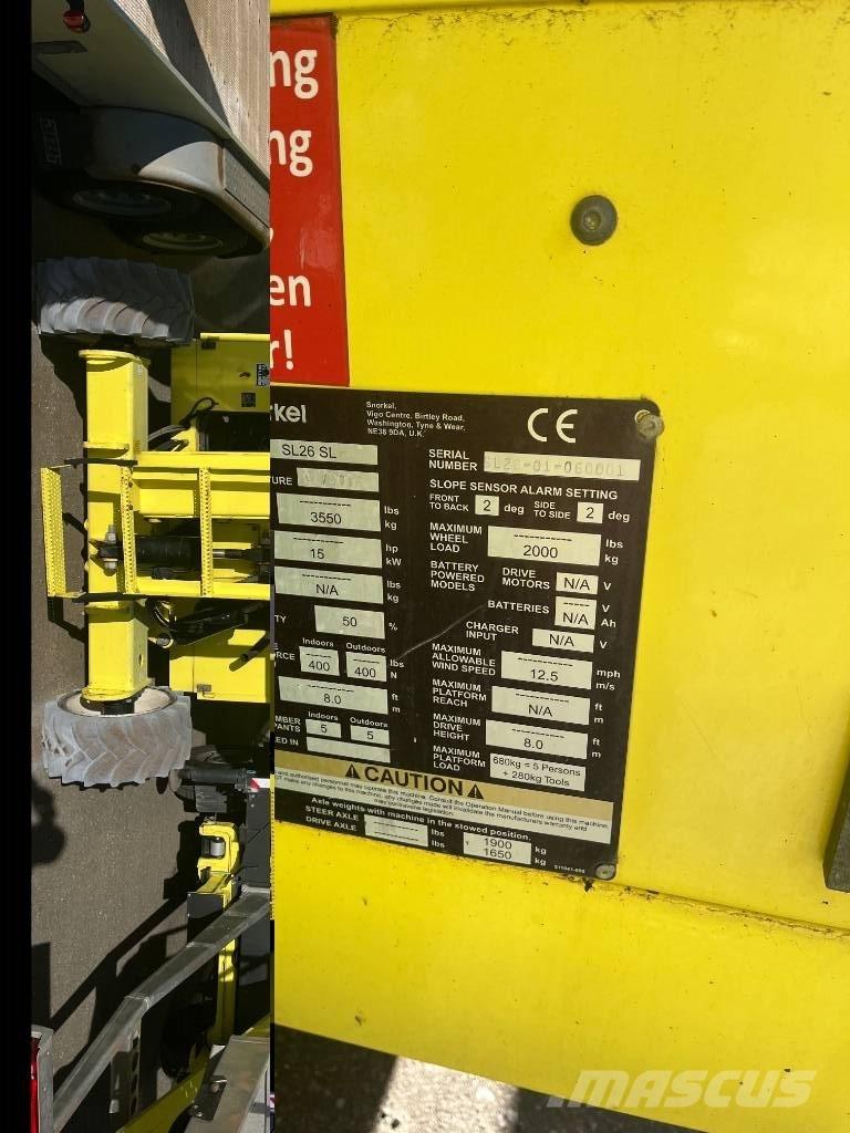 Snorkel SL 26 SL Schaarhoogwerkers