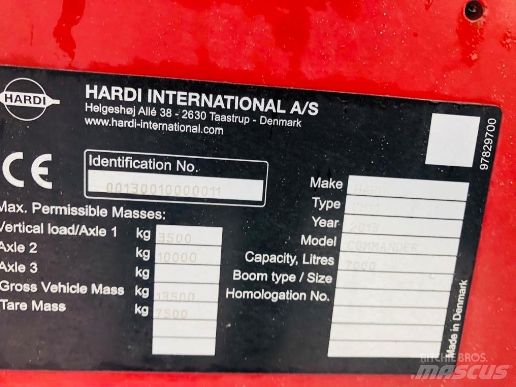 Hardi Commander 7000 Getrokken spuitmachines