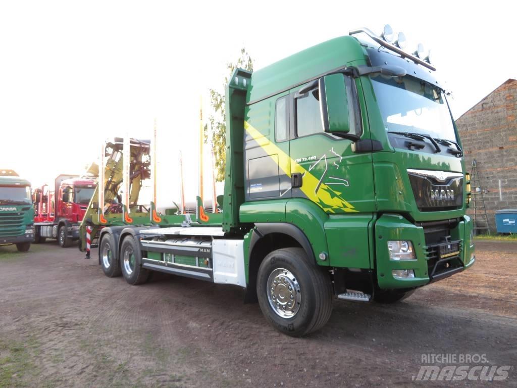 MAN 33.480 Hout-Bakwagens