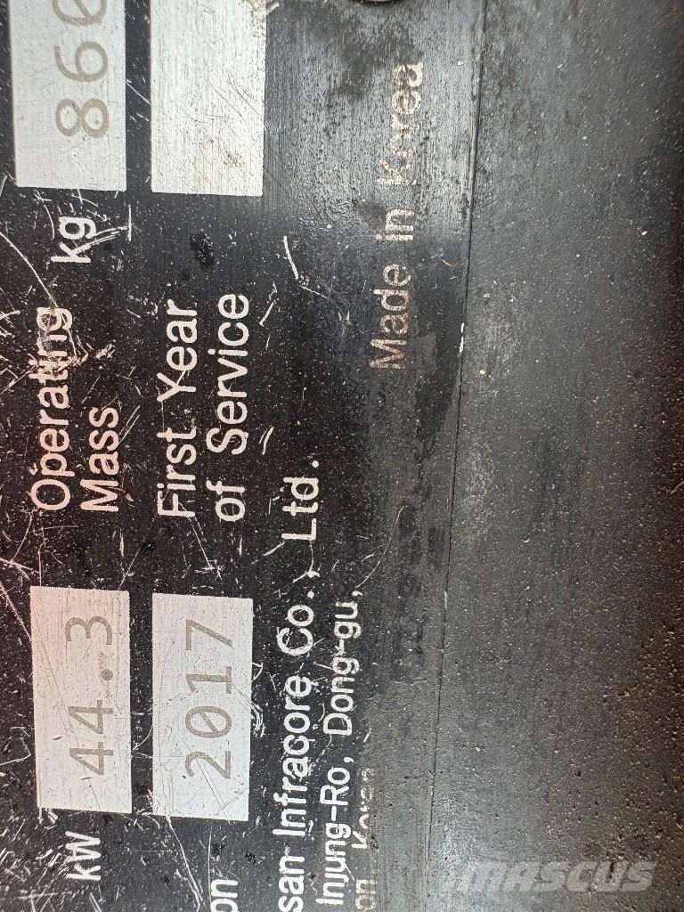 Doosan DX 85 R Midigraafmachines 7t - 12t