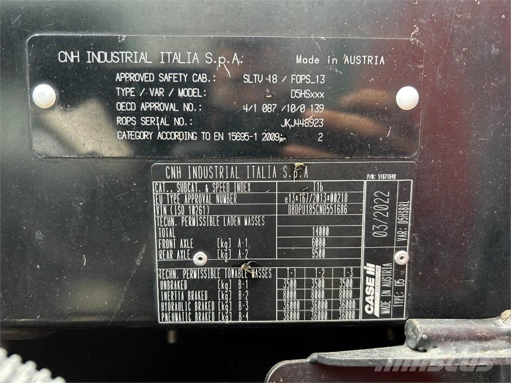 CASE Puma 185 CVX Tractoren