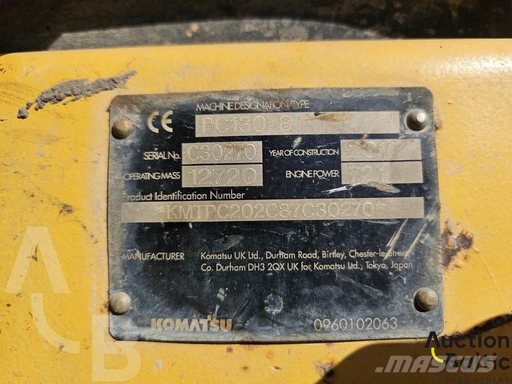Komatsu PC130-8 Rupsgraafmachines