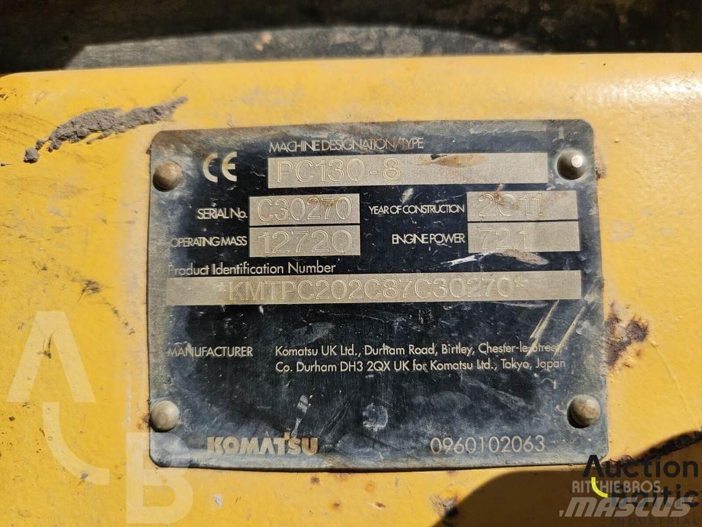 Komatsu PC130-8 Rupsgraafmachines