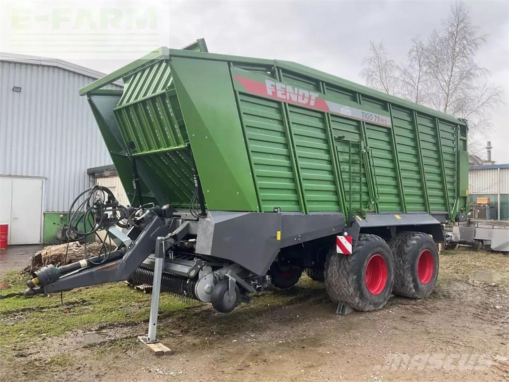 Fendt tigo 75 vr Overige opleggers