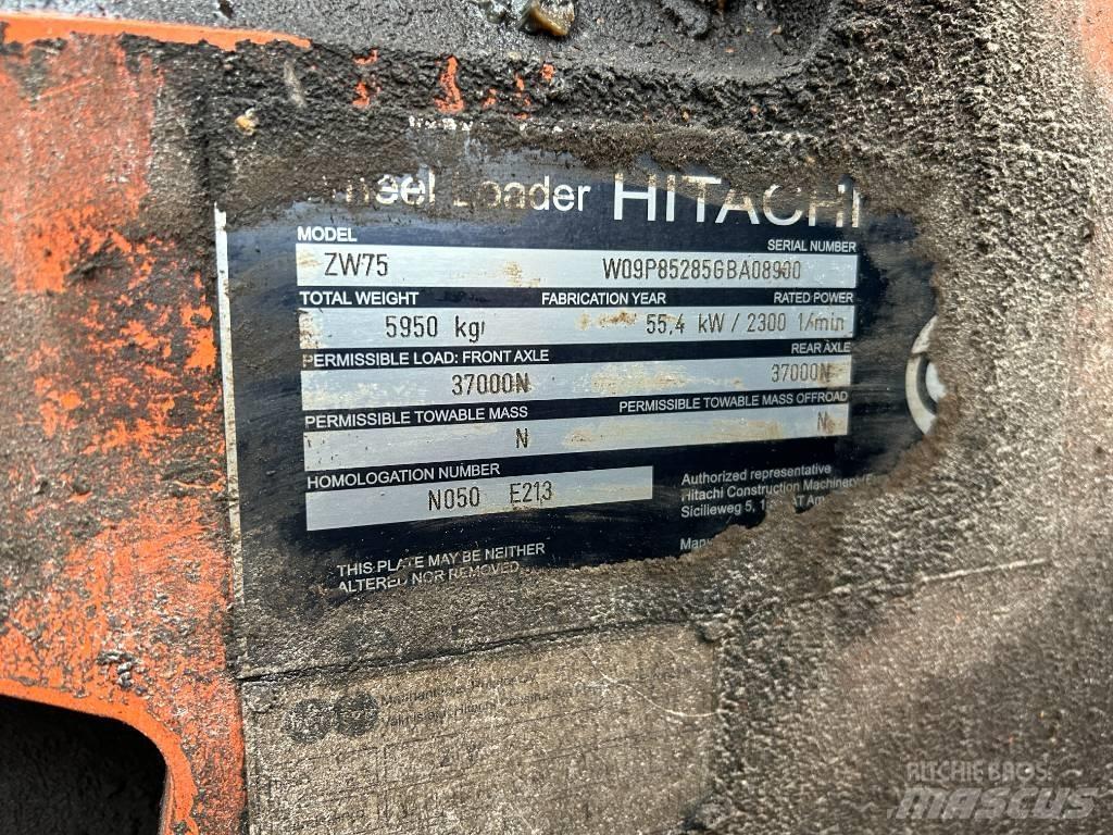 Hitachi ZW 75 Wielladers