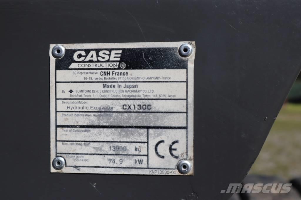 CASE CX130C Rupsgraafmachines