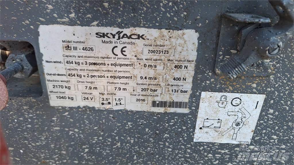 SkyJack SJIII4626 Schaarhoogwerkers