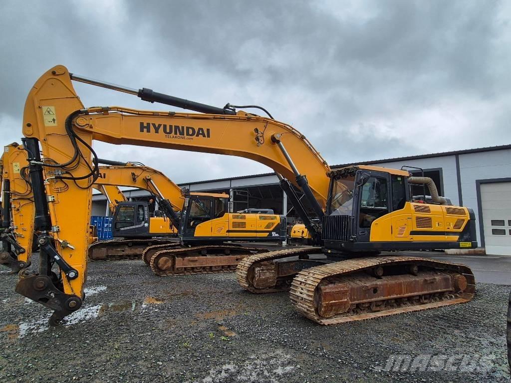 Hyundai HX 380 L Rupsgraafmachines