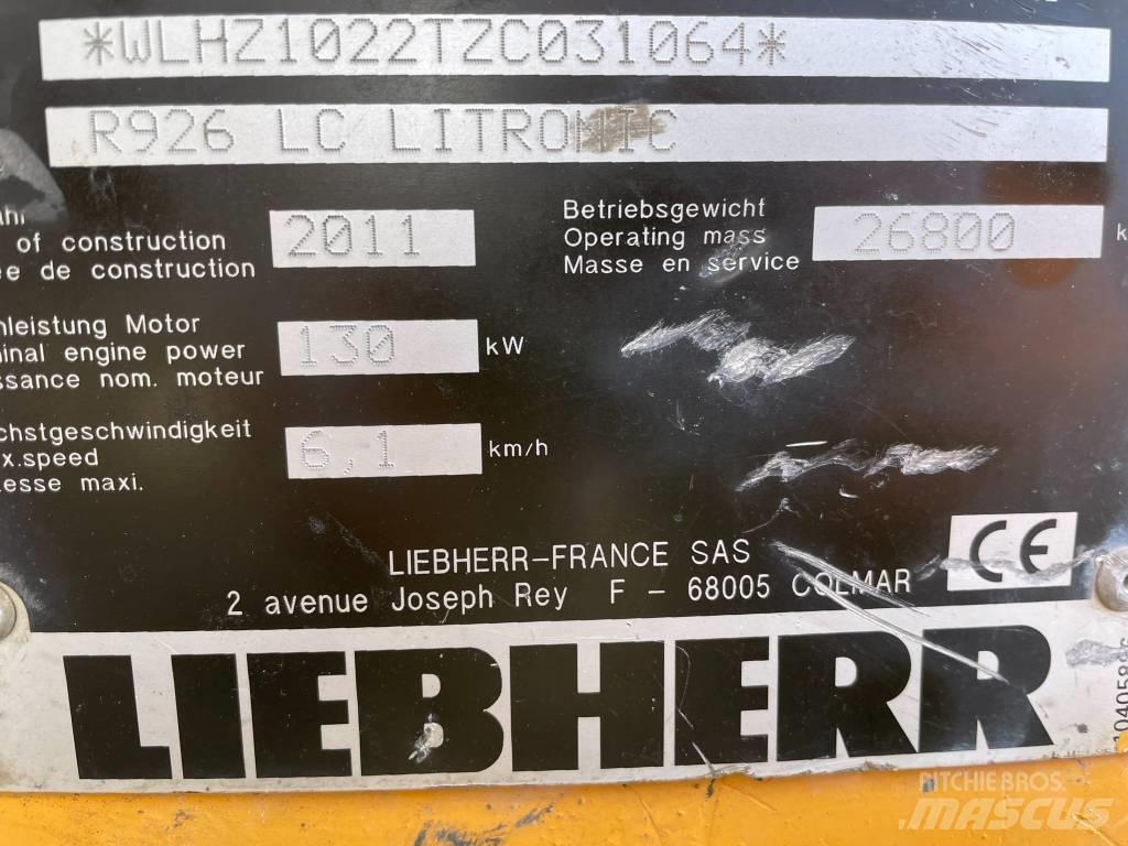 Liebherr R 926 LC Rupsgraafmachines