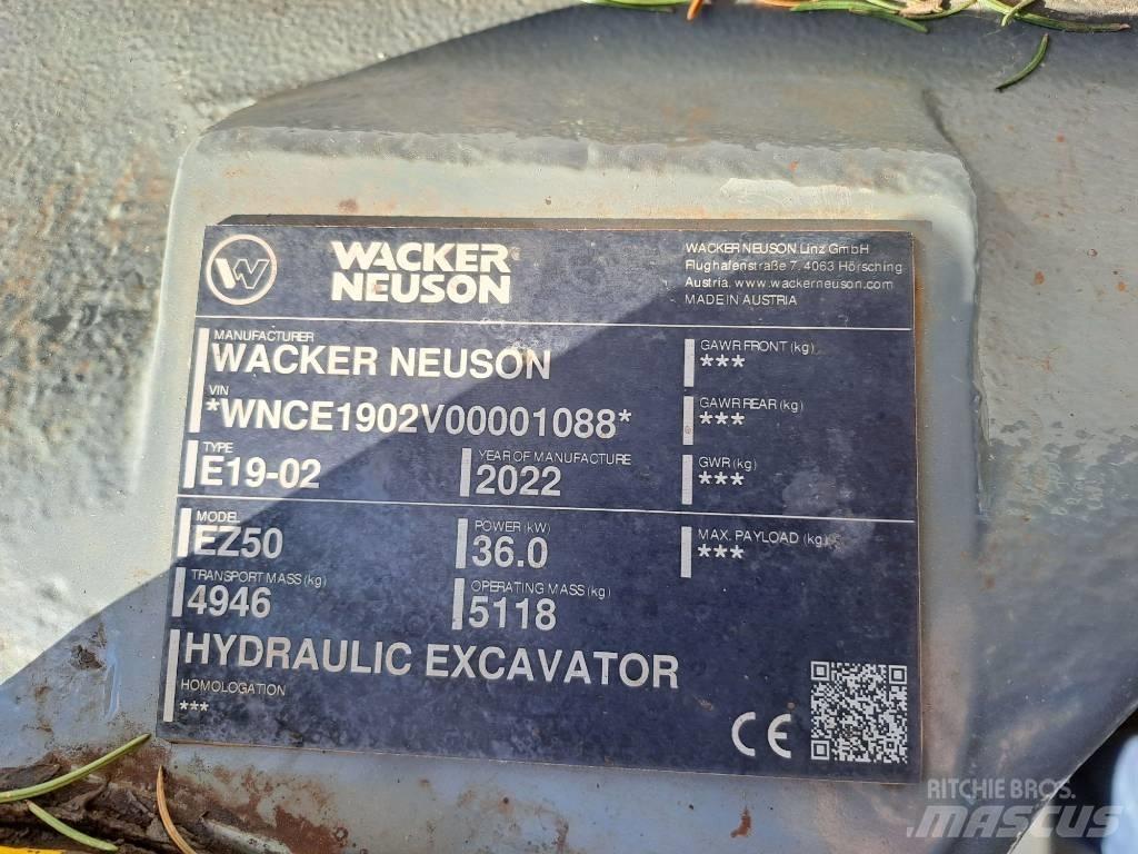 Wacker Neuson EZ50 Rupsgraafmachines