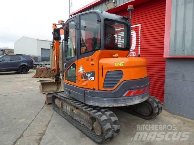 Doosan DX 63-3 Minigraafmachines < 7t