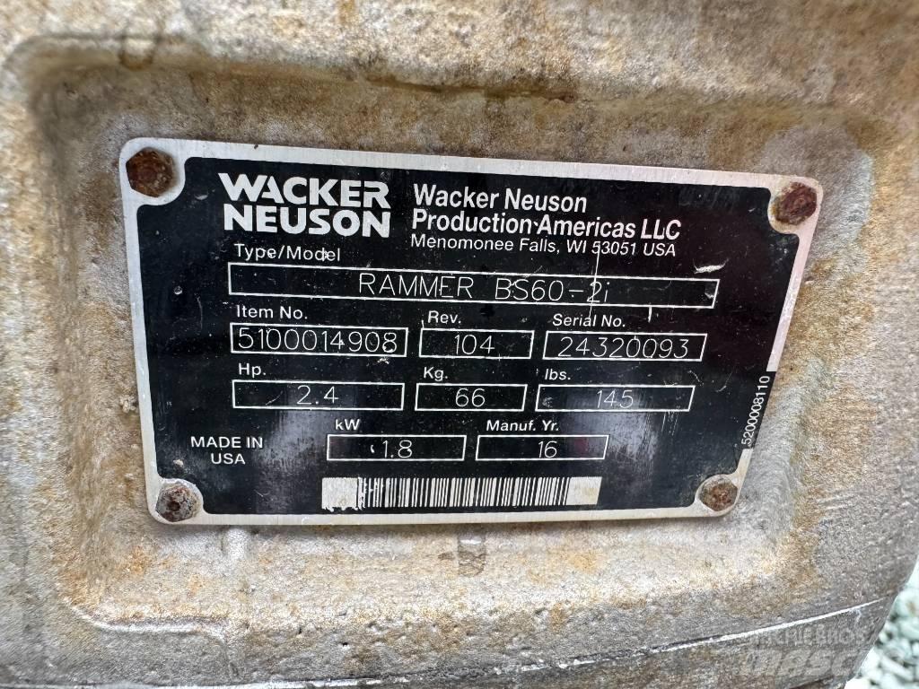 Wacker Neuson BS60-2 Stampers