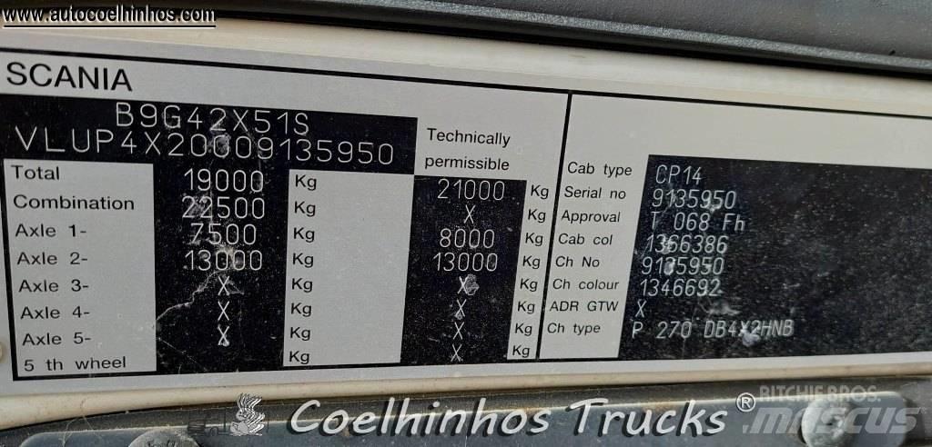 Scania P270 Chassis met cabine