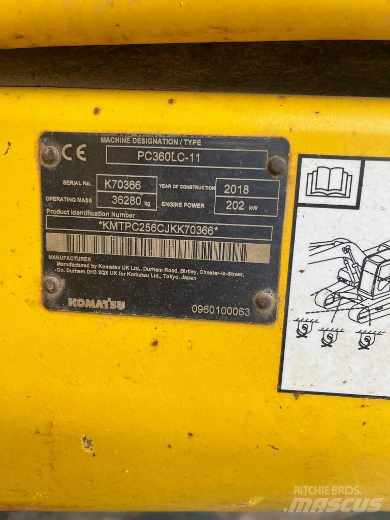 Komatsu PC360LC-11 Rupsgraafmachines